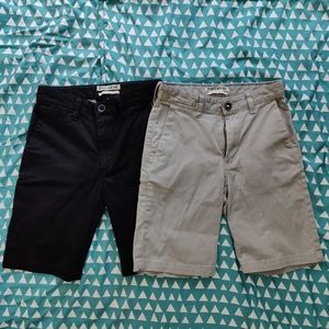 Bundle of Black & Grey Carter Stretch Flat Front Shorts | Billabong